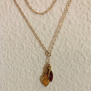 Birthstone Charm Necklace for Grandma, Gifts for Grandma, Grandmother ...