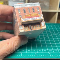 Pre-cut Cardstock Paper Model Buildings for N Scale Railway or Z Scale ...