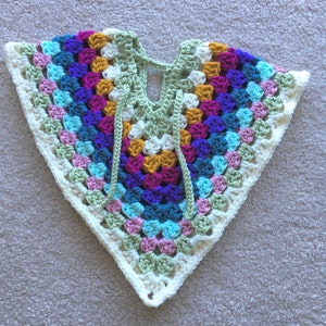 Pattern Unicorn Poncho Newborn Adult 