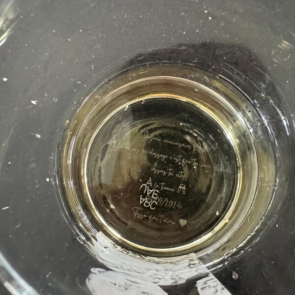 Custom Whiskey Glass Gift Personalized Engraved Whiskey Glass, Handwriting Custom Cup, Engrave ...