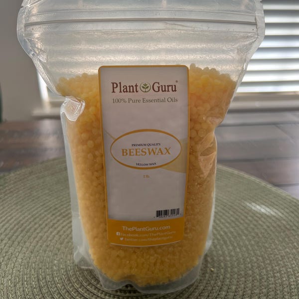 Yellow Beeswax Pellets, 100% Pure Organic Natural for DIY Soap, Creams ...