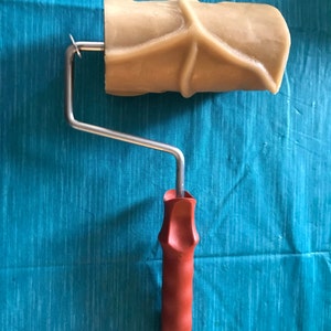 Rouleau Texturé Pour Béton Imprimé – Gomme Polyuréthane, Motif écart Entre Tuiles, Italie