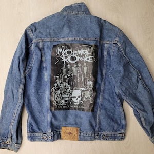 1980s Retro Vintage the Beatles Print Denim Jacket. - Etsy