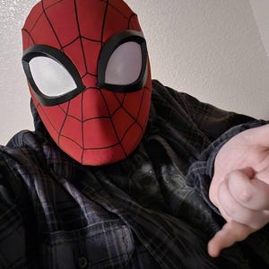 スペクタキュラー・スパイダーマン フェイスシェル+レンズ+布製マスク