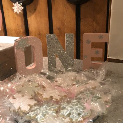 Pink & Silver Glitter Stand up one Letter Sign-first Birthday-photo ...