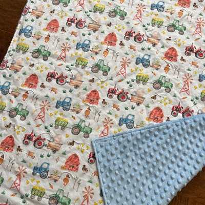 Spring on the Farm Fabric by the Yard. Quilting Cotton, Organic Knit ...