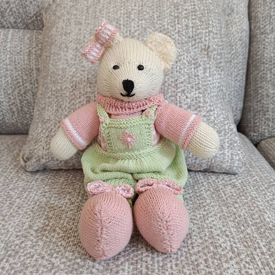 CANDY Bear 15/ Toy Teddy Bear Knitting Pattern/ Back & Forth/ Plus Free ...