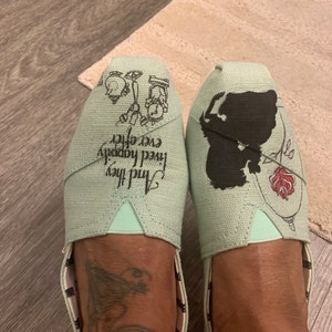 Disney Mickey and Minnie Love wedding shoes Etsy Disney Mickey and Minnie Love wedding shoes Etsy