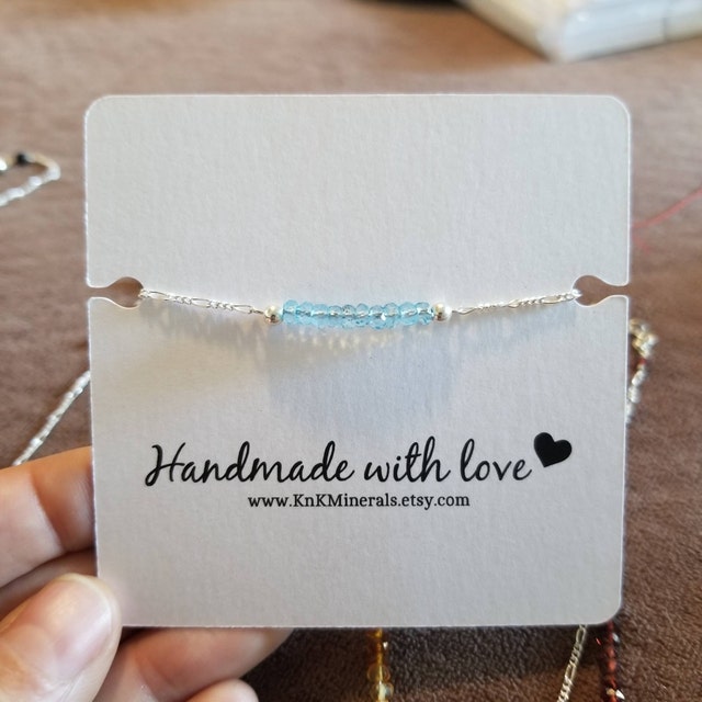 Custom Bracelet cards Bracelet Display Cards Blank or Etsy