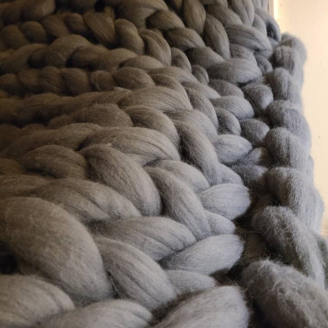 Chunky Yarn, Big Yarn, Chunky Knit Blanket Yarn DIY Arm Knitting Merin –  Shep's Wool