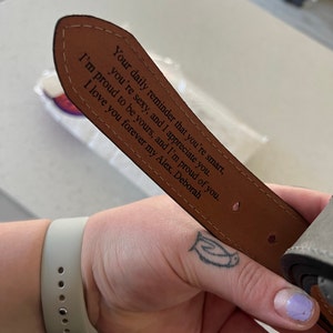 I Love You Now And Always - Couple Personalized Custom Engraved Leather Belt Gift For Husband Wife Anniversary