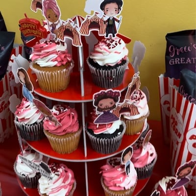 The Greatest Showman Circus Cupcake Toppers - Etsy