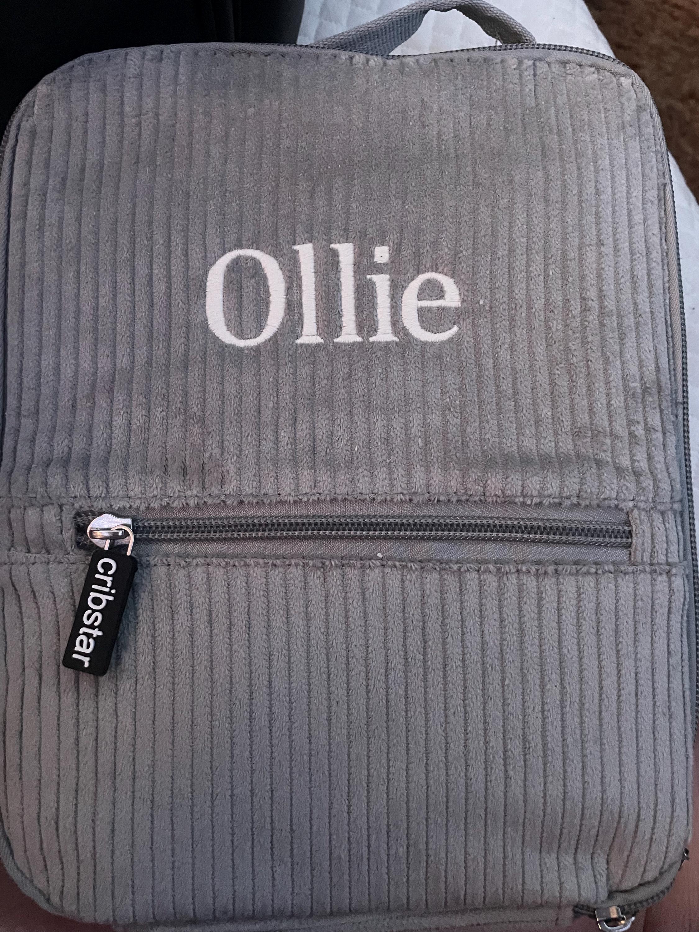 Personalised Retro Corduroy Lunch Bag