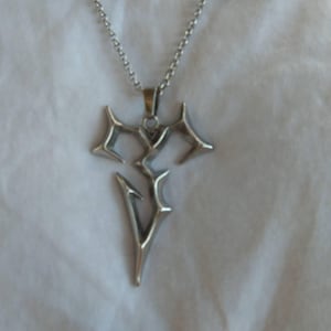 Large Sterling Silver Tidus Necklace From Final Fantasy X - Etsy