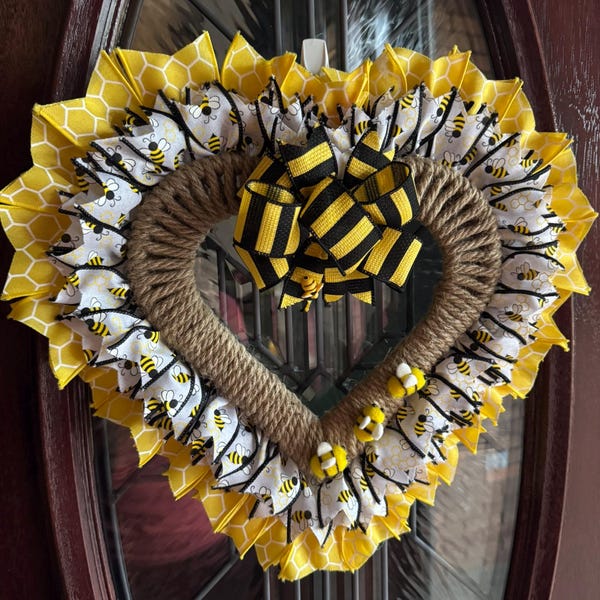 Felt Bee 10 Pcs, Bee Decor, Needle Felt Bees, Felted Bees, Honey Bee ...