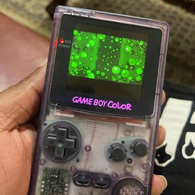 Nintendo Gameboy Colour With Backlit IPS Screen Mod Custom Clear ...