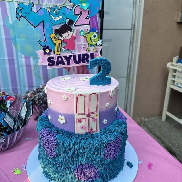 Monsters Inc Theme Birthday | Personalized Birthday | Monsters Inc Boo  Theme Party | Party Decorations | Girl Monsters Inc Boo Cake Topper | - Etsy