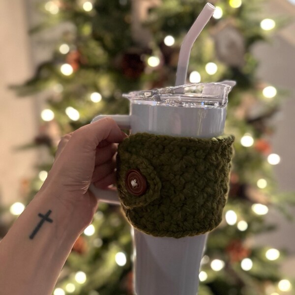 CROCHET PATTERN Mug Cozy Crochet Cozy Crochet Cup Cozy PDF Download