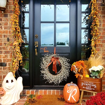 Boo Door Decal Halloween Vinyl Decal Holiday Decor Home Decor - Etsy