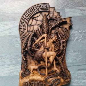 アラクネ像：ギリシャの女神彫刻、ウィッカのオカルト装飾 - Etsy 日本