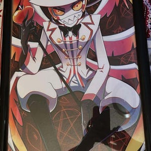 Hazbin Hotel Lucifer Morningstar Print: Bright Cartoon Poster