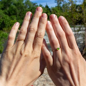 翡翠リング、オーバル翡翠リング、ゴールド翡翠リング、オーバル翡翠