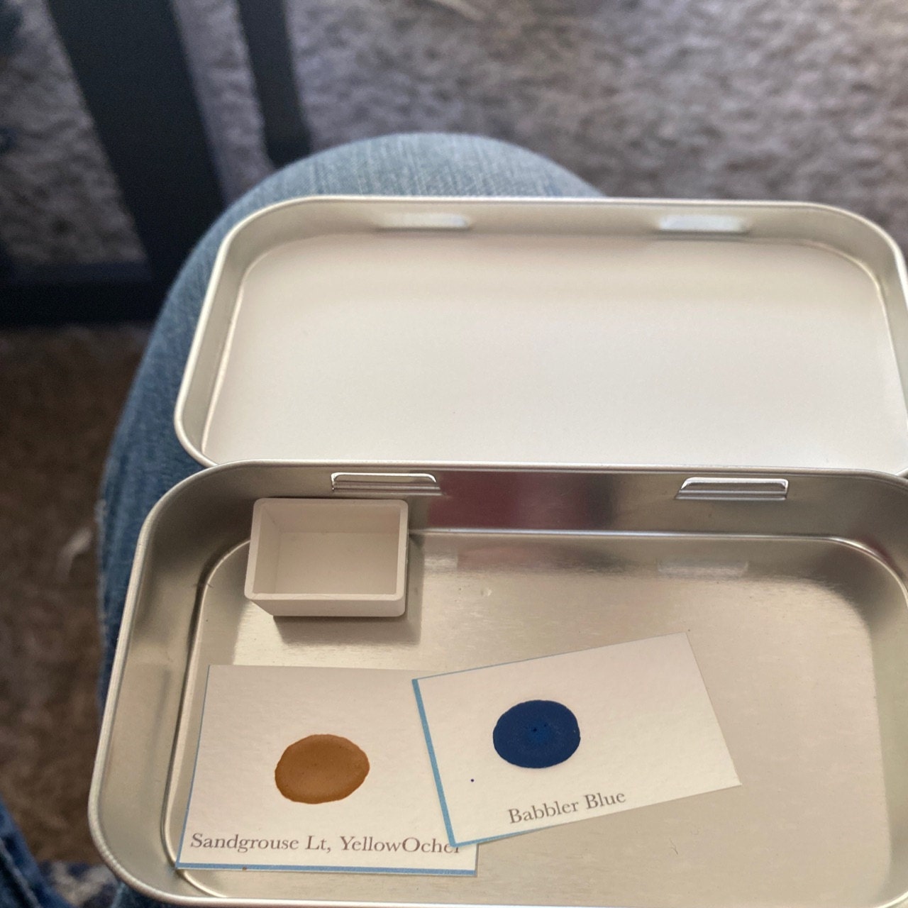 Watercolor Aquarelle Paint Tin Boxes