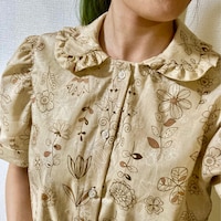 3 Ruffle Collars 3 Puffy Sleeves Blouse PDF Pattern Antoinette Shirt ...