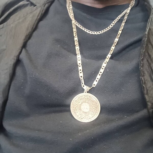 Anello Ayatul Kursi In Argento Sterling, Calligrafia Araba - Foto 7