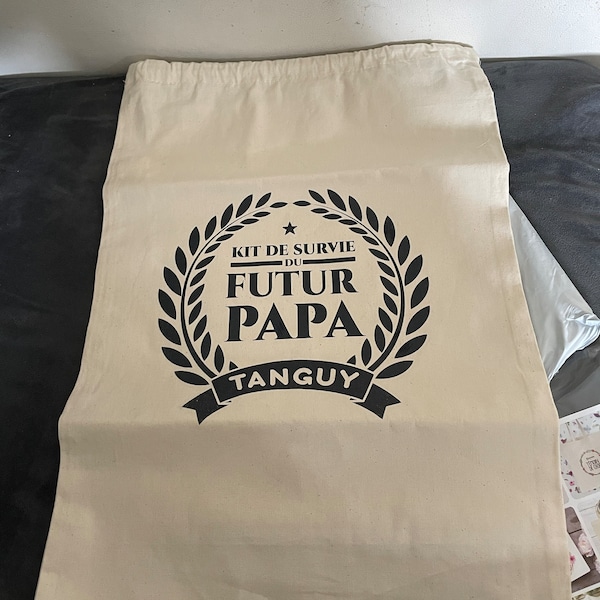 Kit De Survie Du Futur Papa Maternité Pochon Boite à Papa