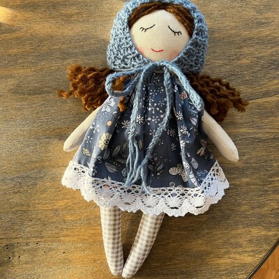 Custom Rag Doll Girl Made to Order Personalized Doll Baby's First Doll ...