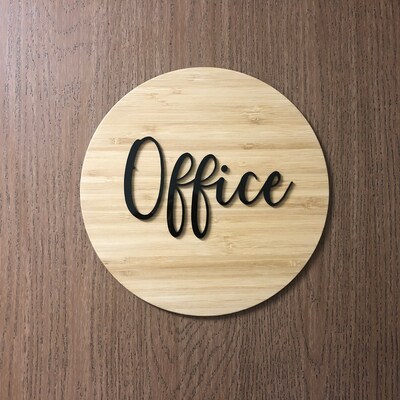 Bamboo Name Plaque Personalised Wooden Name Plaque - Etsy