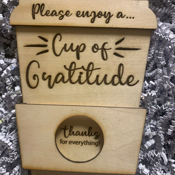 Thanks a Latte Coffee Gift Card Holder | Boss's Day Card | Employee ...