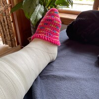 Crochet Pattern Cast Sock/toe Cover - Digital PDF Download. Make One or ...