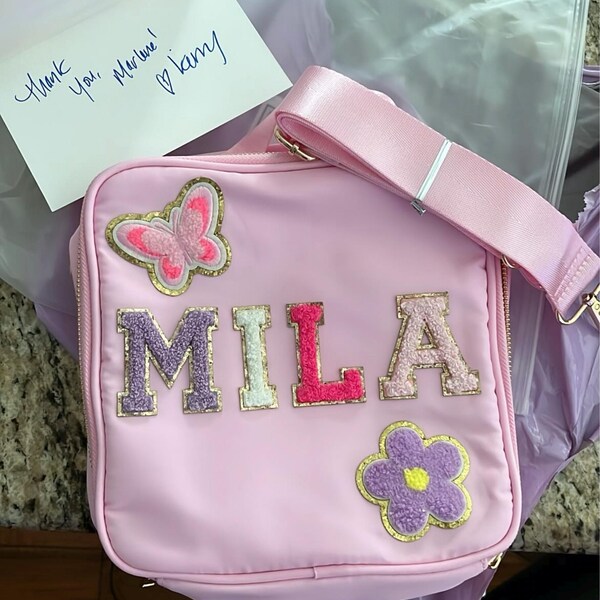 Personalized Lunchbox Kids Custom Lunch Box for School Bag With Patches ...
