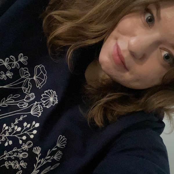 Crewneck Artwork Sweat - Cornflower