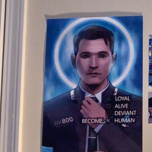 Detroit: Become Human メタルポスター コナー Detroit: Become Human メタルポスター コナー Detroit: Become Human