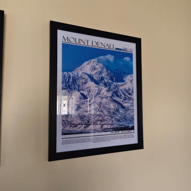 Denali Wall Art Print, Denali Poster, Denali Photo, Alaska, USA