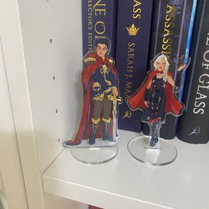 Dorian Havilliard and Manon Blackbeak Shelfie Characters | Etsy