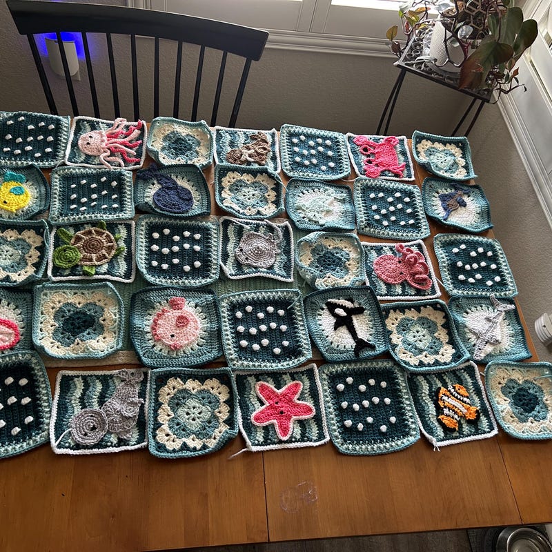 Carla's finished blanket square