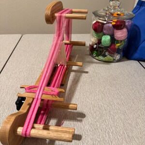 Loom-the Harp - Large Inkle Weaving Loom Made of Durable Hardwood