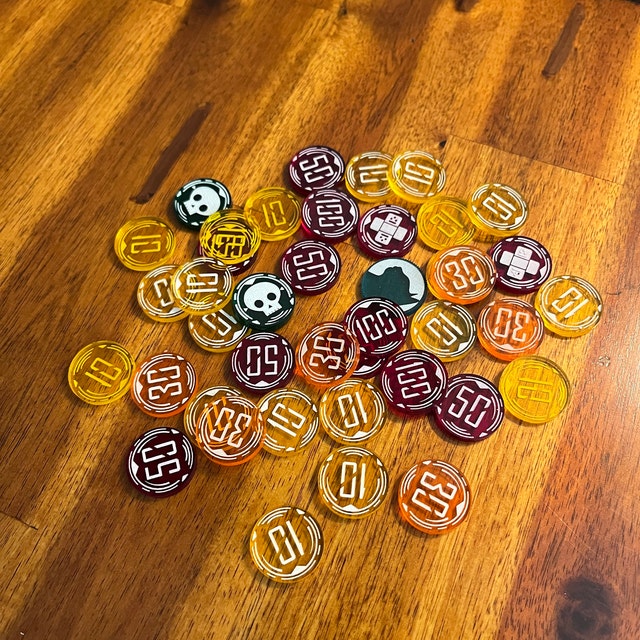 アクリルトークンセット - TCG ダメージカウンター ベースセット