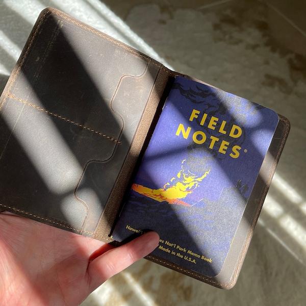 Leather Journal Cover. Leather Field Notes Cover. Leather Journal ...