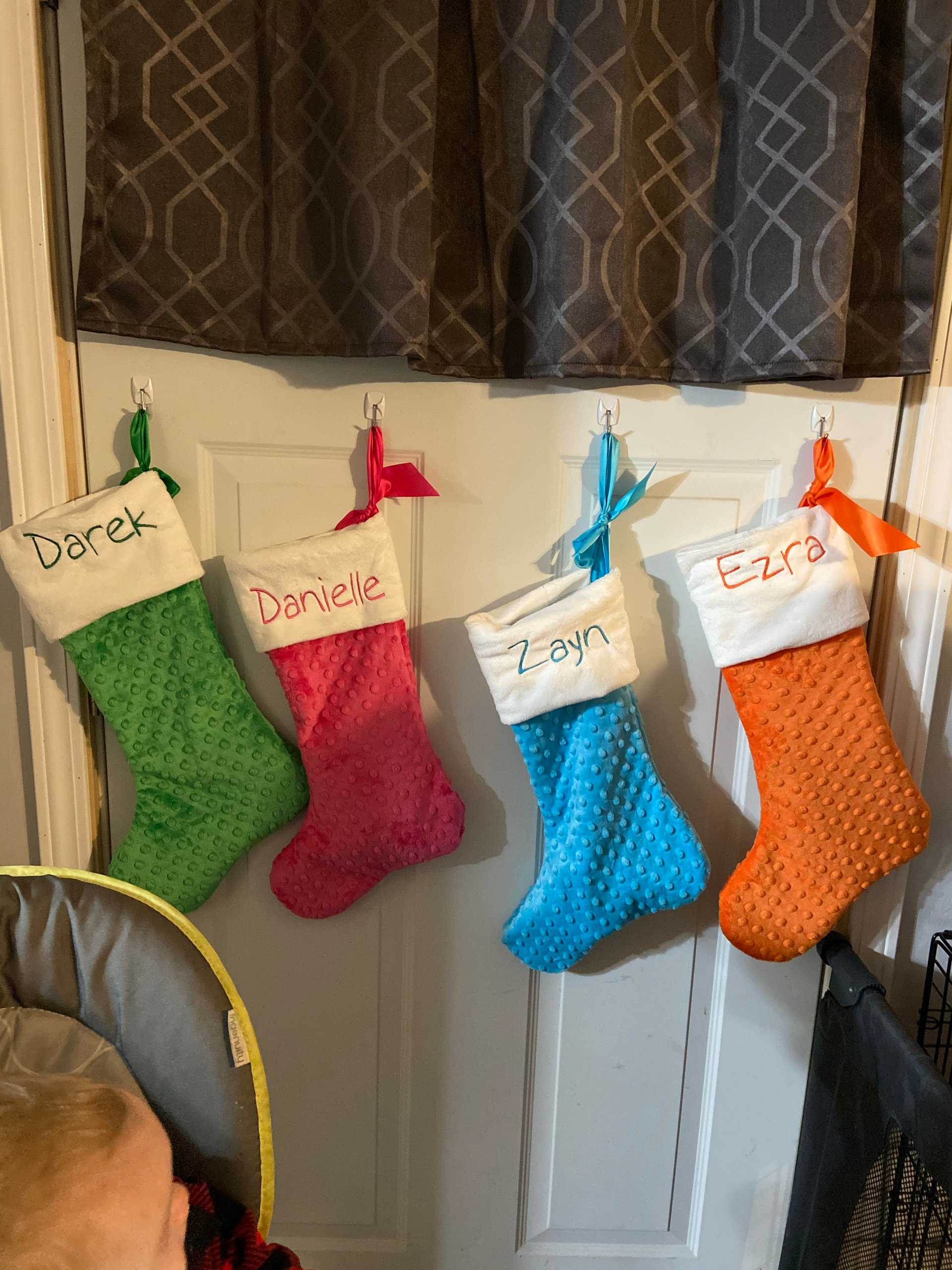Personalized Christmas Stocking, Make Your Own Christmas stocking, Purple Christmas gift, Amethyst Christmas Stocking, Rainbow Christmas