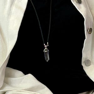 Black Smooth Soft Silk Satin Cord Chain Necklace with Sterling Silver Lobster Clasp 2mm