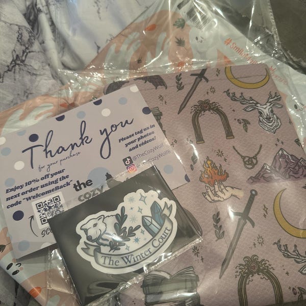 Scribe Quadrant Change the Text Sticker, Fourth Wing Decal, Romantasy ...