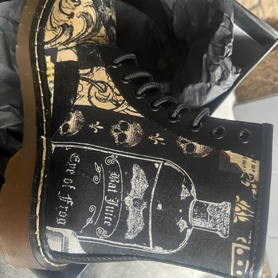 Blue Sugar Skull Print Women's High Top Shoes