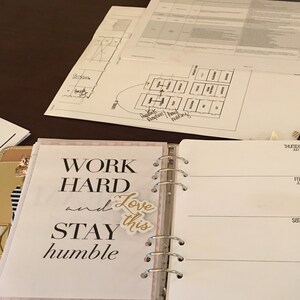 Planner Quotes or Printable Dashboards Planner Accessories, 14 Minimal ...