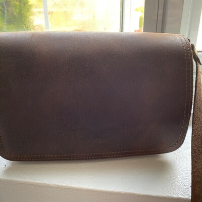 mens leather brown sandals