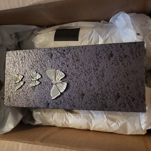 Morris added a photo of their purchase